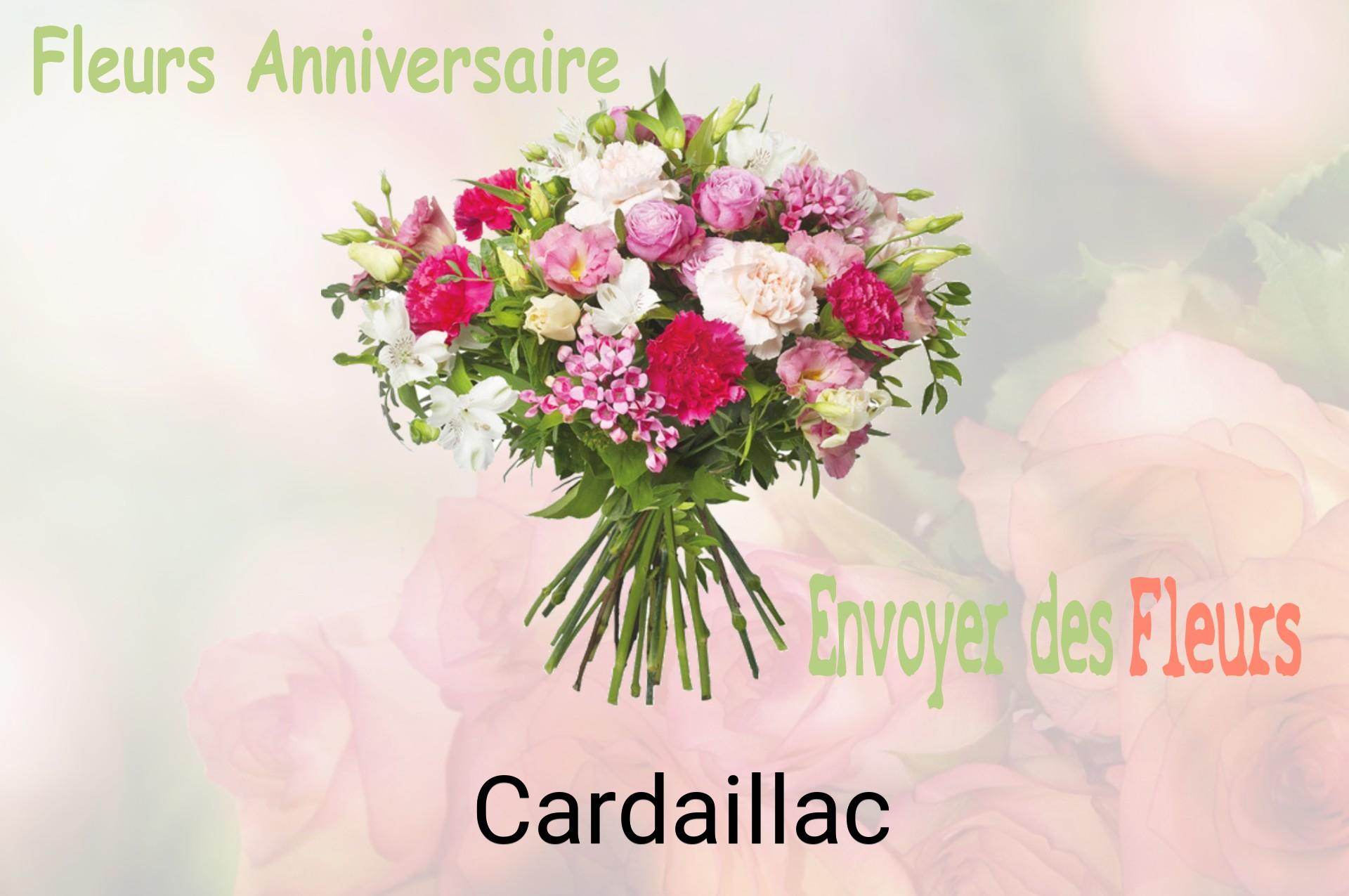 Bouquet de fleurs d’anniversaire livré à Cardaillac