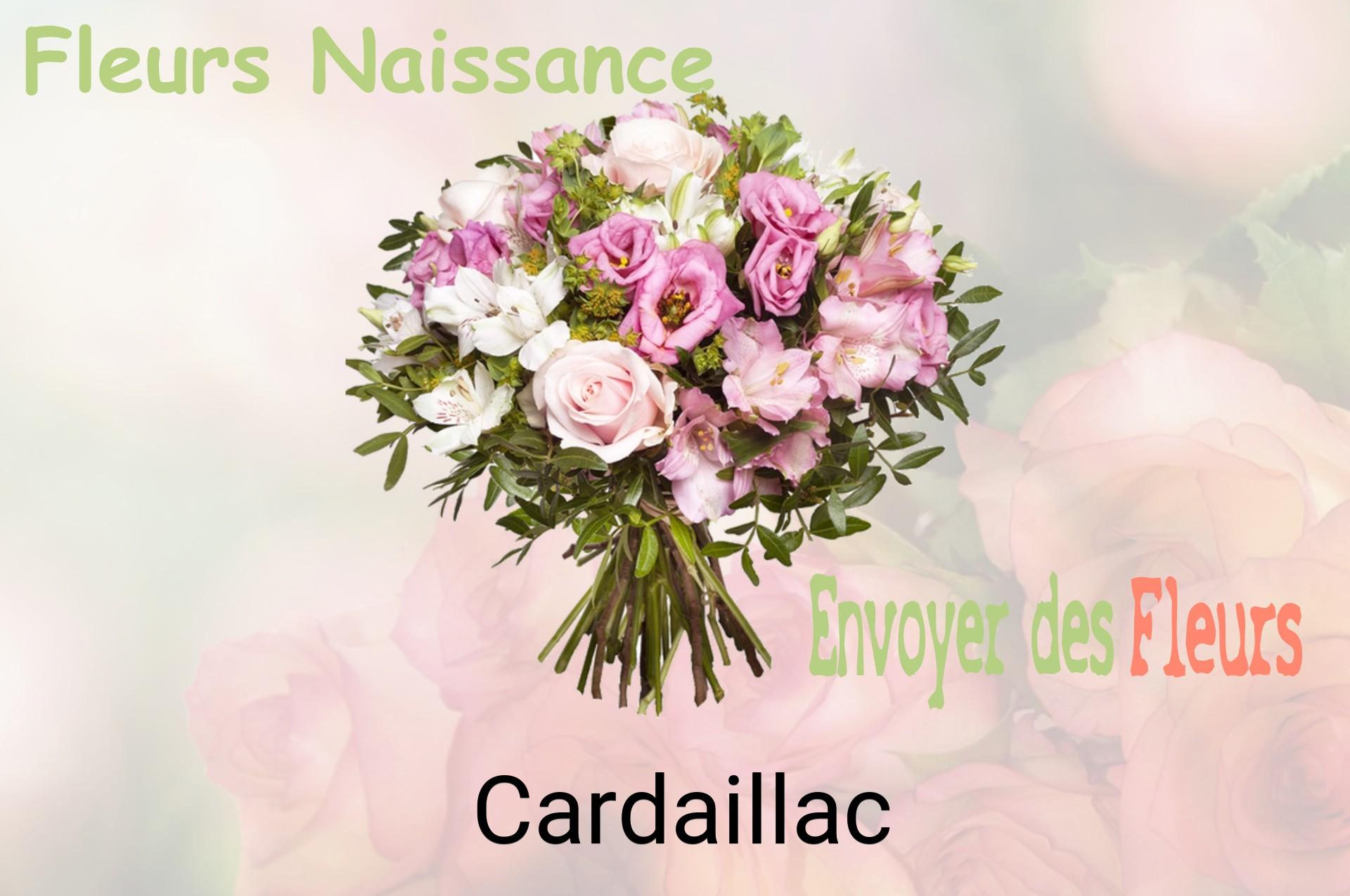 Bouquet de fleurs de naissance livré à Cardaillac